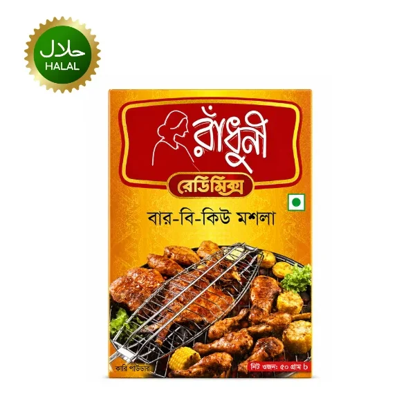 Radhuni BBQ Masala 50g smoky barbecue spice pack