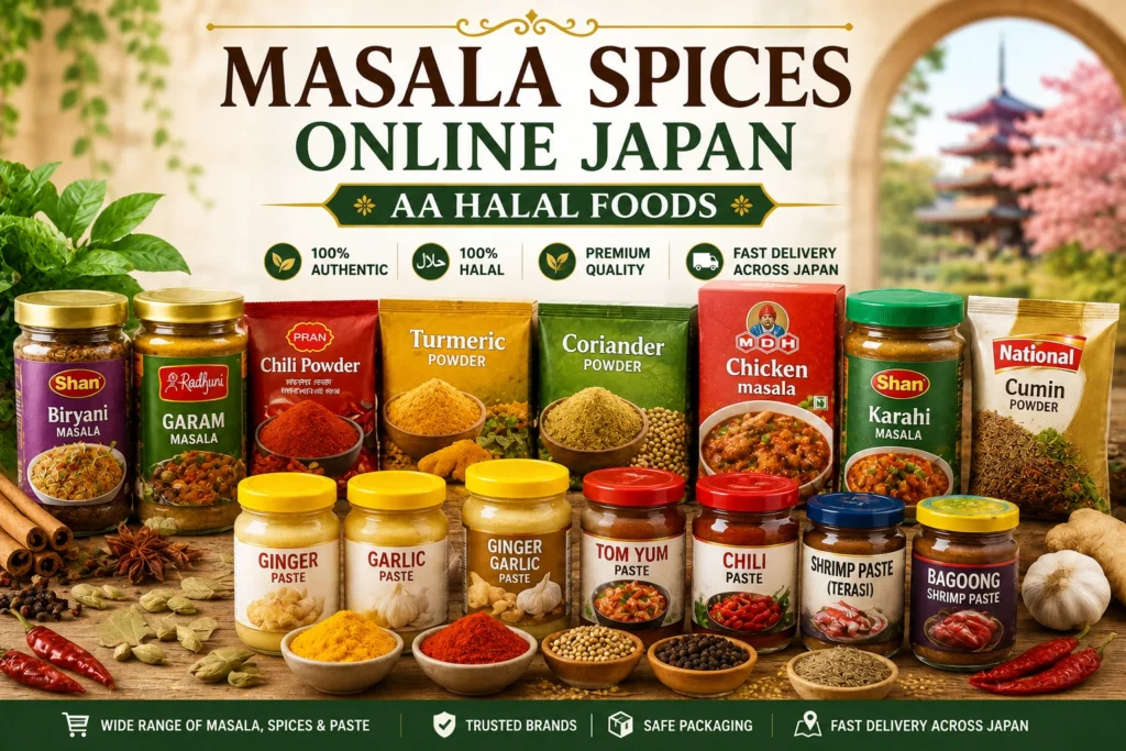 Masala, Spices & Paste Online Japan | AA Halal Foods