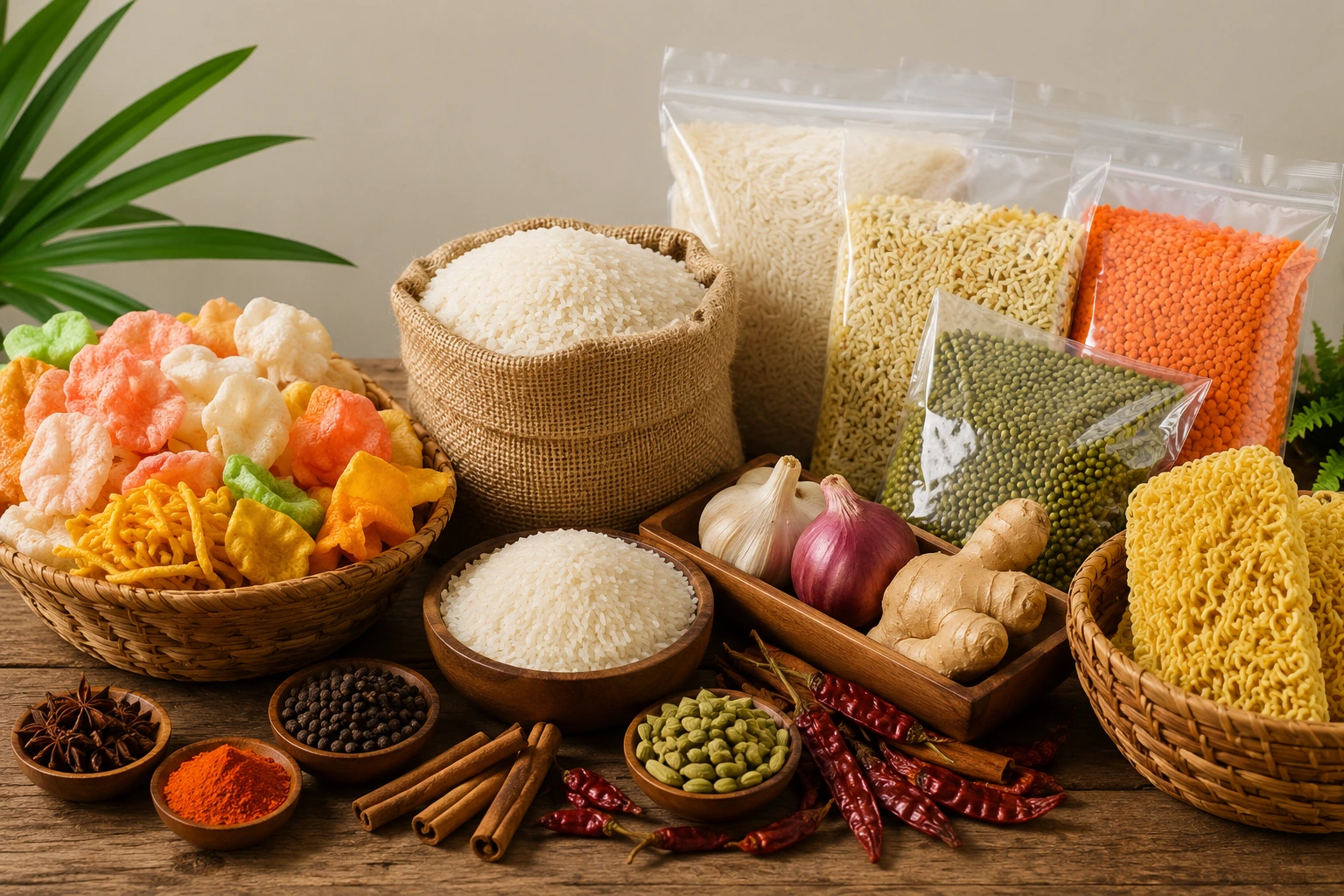 Halal snacks rice and spices from AA Halal Foods Japan