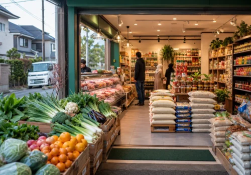 Halal grocery shopping in Chiba Japan